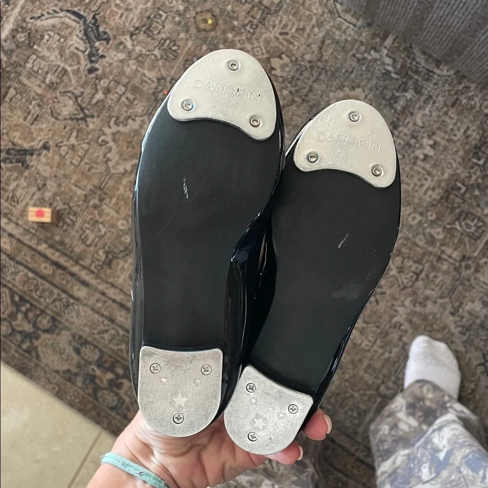 Danskin Black Patent Mary Jane Kids Shoes